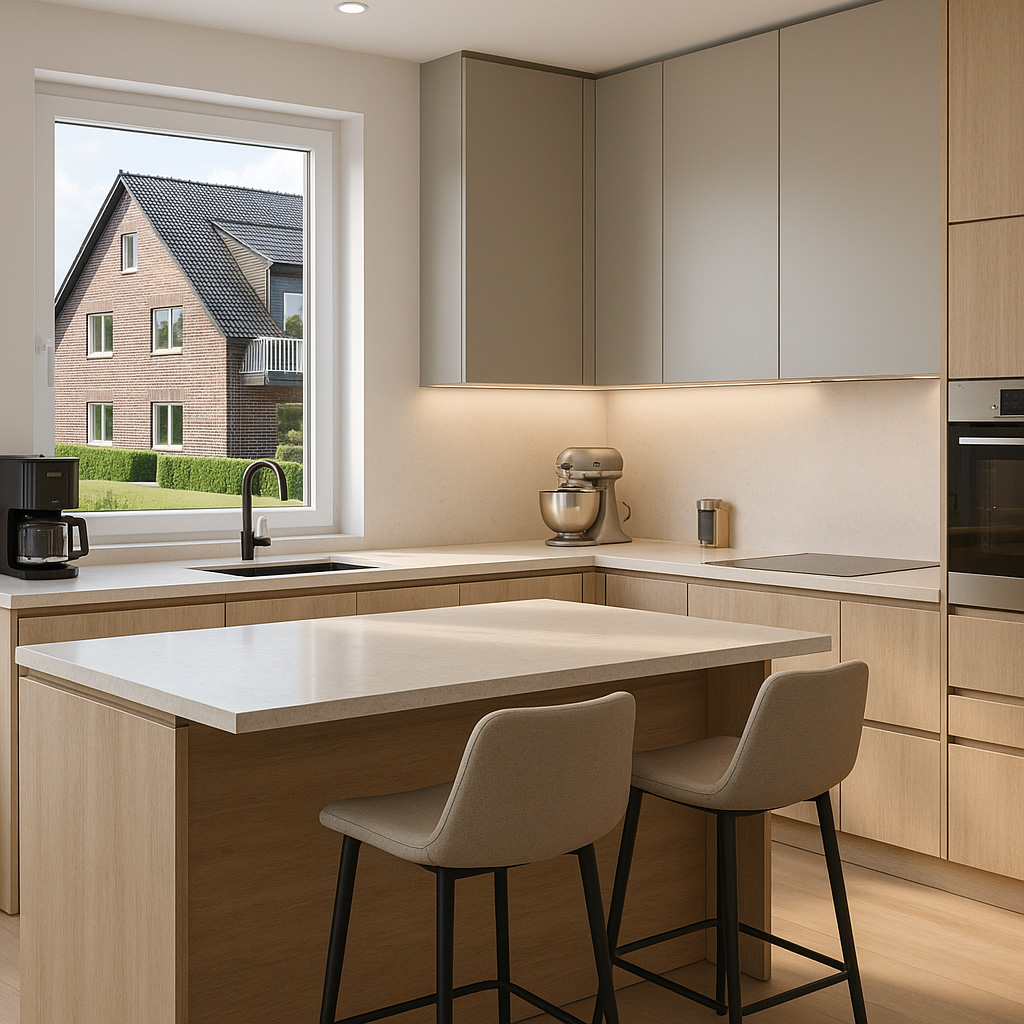 Wohnquartier Eversten - Ansicht: Wohn- und Essbereich