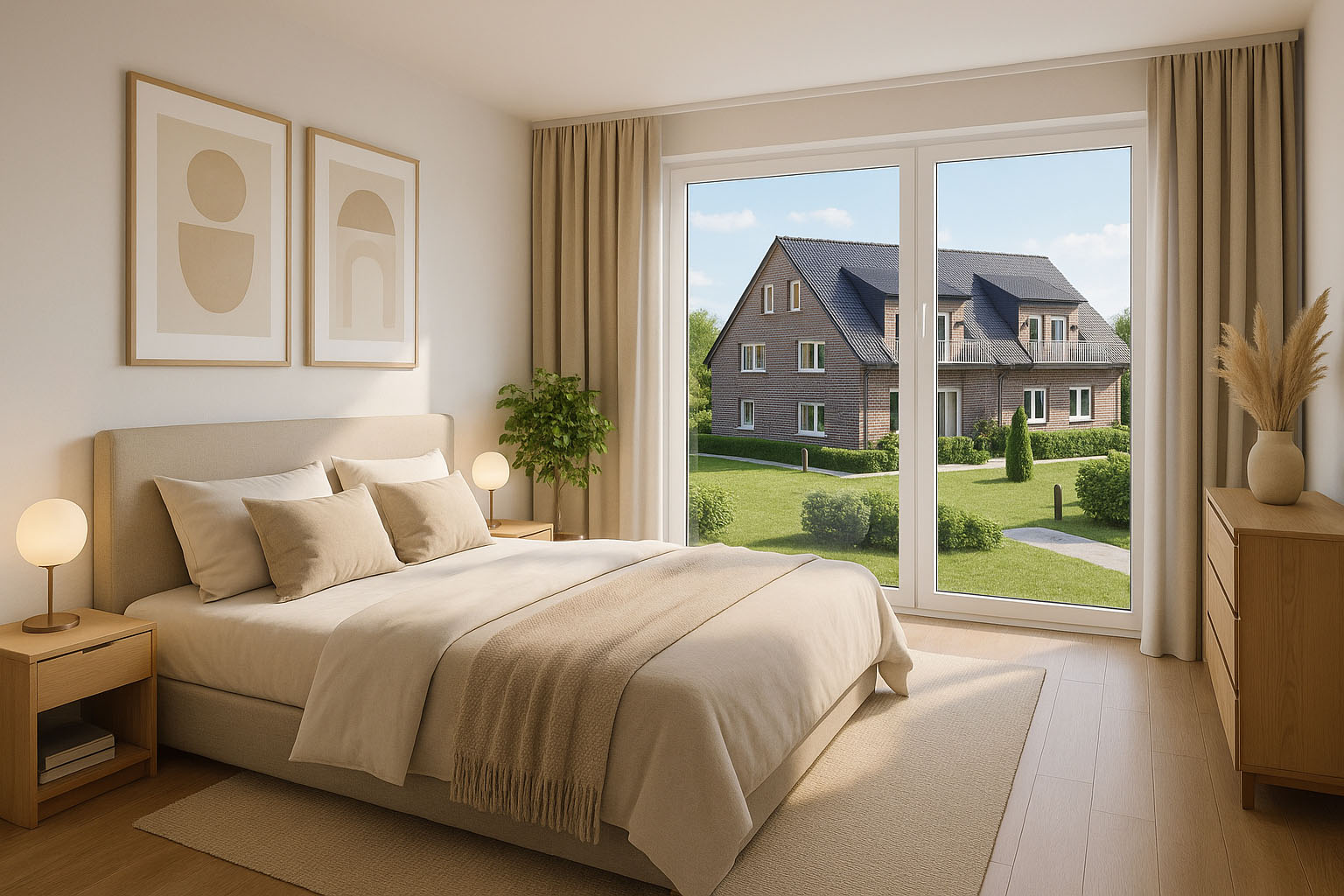 Wohnquartier Eversten - Ansicht: Schlafzimmer